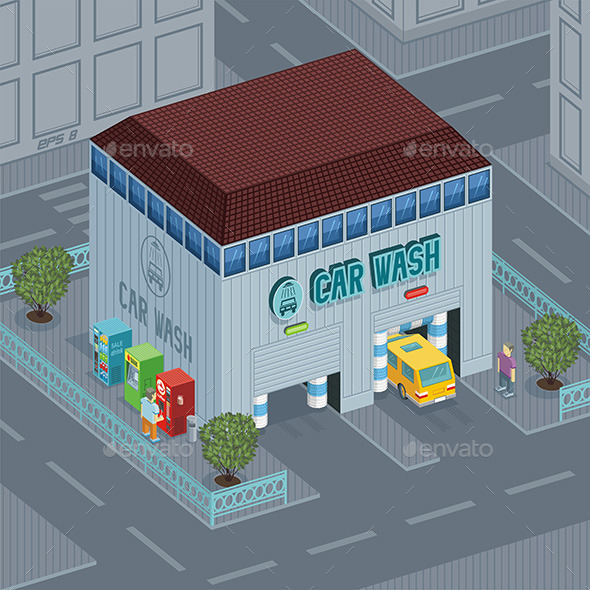 GraphicRiver Car Wash 9844600 GraphicRiver Car Wash 9844600