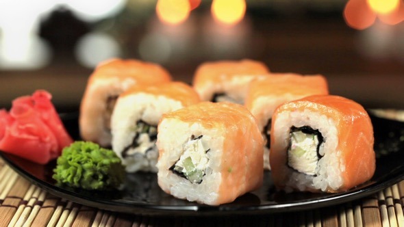 Traditional Japanese Food Sushi Traditional Japanese Food Sushi