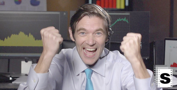 Excited Businessman Excited Businessman