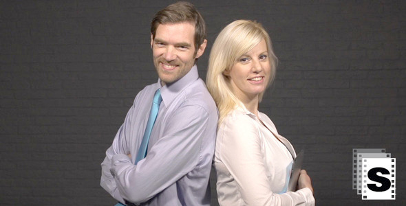 Smiling Business Couple 2 Smiling Business Couple 2