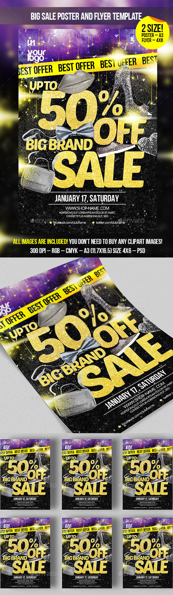 GraphicRiver Big Sale Poster and Flyer Template 9845713 GraphicRiver Big Sale Poster and Flyer Template 9845713