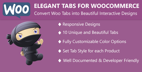 CodeCanyon Elegant Tabs for WooCommerce 9846605 CodeCanyon Elegant Tabs for WooCommerce 9846605