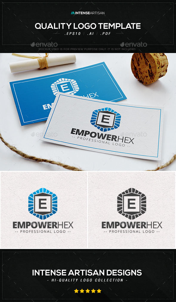 GraphicRiver Empower Hex Logo Template 9847180 GraphicRiver Empower Hex Logo Template 9847180