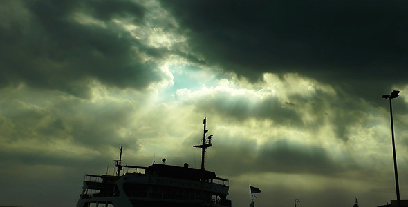 Clouds and Dock Clouds and Dock