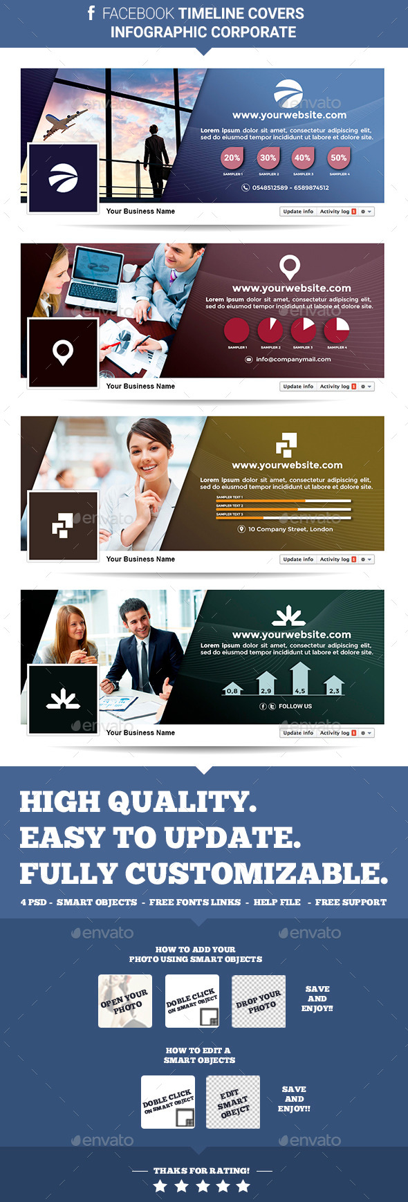 Facebook Timeline Cover Infographic Corporate Facebook Timeline Cover Infographic Corporate