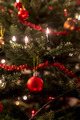 Photo of tinsel and tree ornaments | Free christmas images