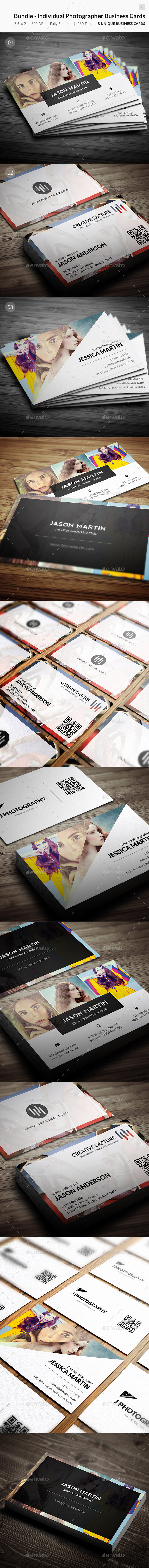 GraphicRiver Bundle Individual Photographer Business Card- 54 9848018 GraphicRiver Bundle Individual Photographer Business Card- 54 9848018