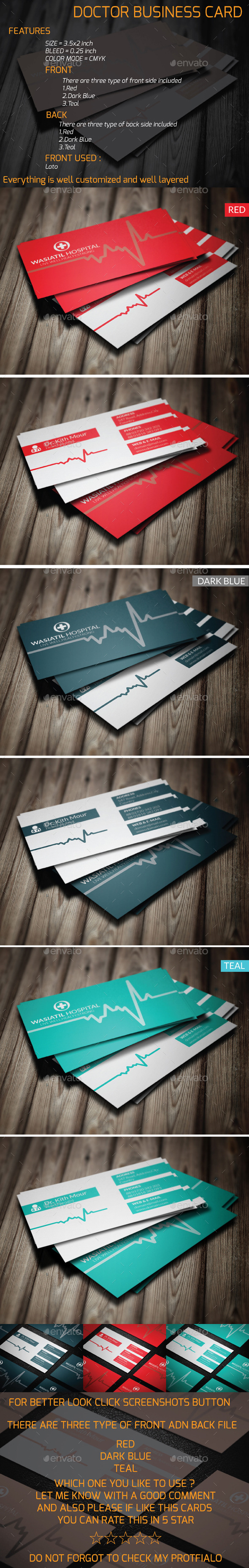 GraphicRiver Doctor Business Card 9848067 GraphicRiver Doctor Business Card 9848067