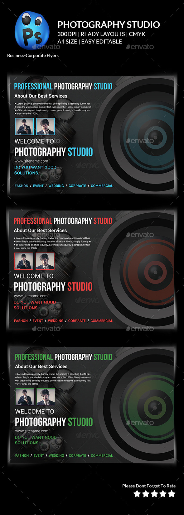 Photography Studio Flyer Templates Photography Studio Flyer Templates