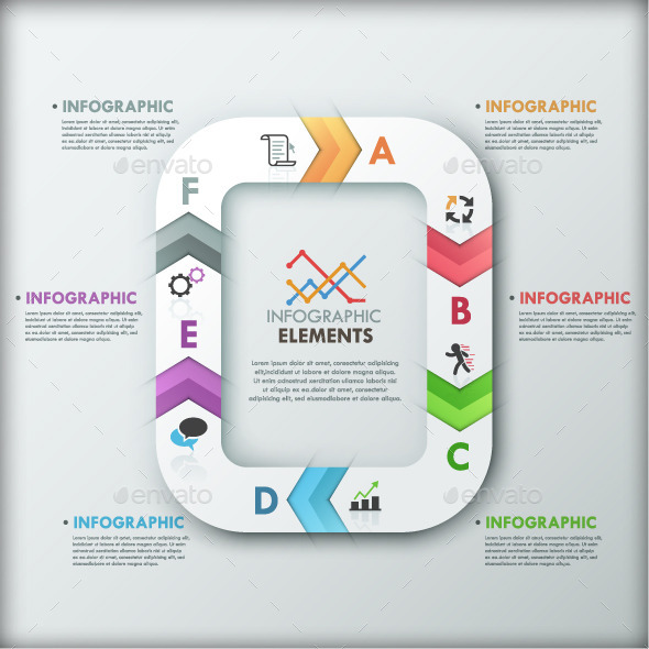 Moderne Infographic Cycle Template Moderne Infographic Cycle Template