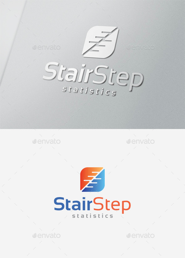 GraphicRiver Stair Step Logo 9829657 GraphicRiver Stair Step Logo 9829657
