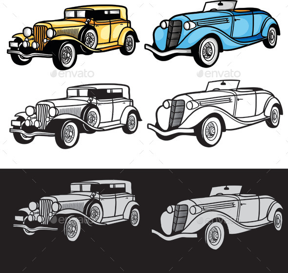 GraphicRiver Classic Car 9849171 GraphicRiver Classic Car 9849171