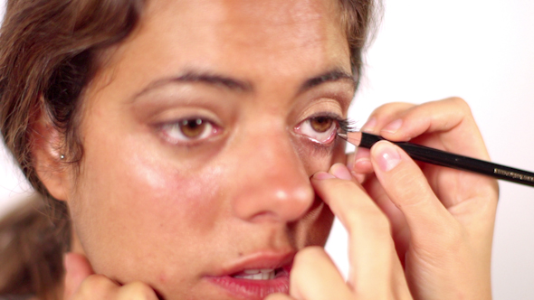 Beautiful Model Face Makeup Shooting Beautiful Model Face Makeup Shooting