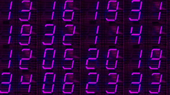 Digital Numbers Led Clock Counter 2 Digital Numbers Led Clock Counter 2
