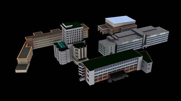 3DOcean Building Package A08 9849622 3DOcean Building Package A08 9849622