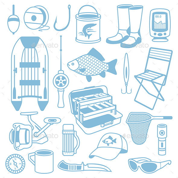 GraphicRiver Fishing Seamless Pattern 9849972 GraphicRiver Fishing Seamless Pattern 9849972
