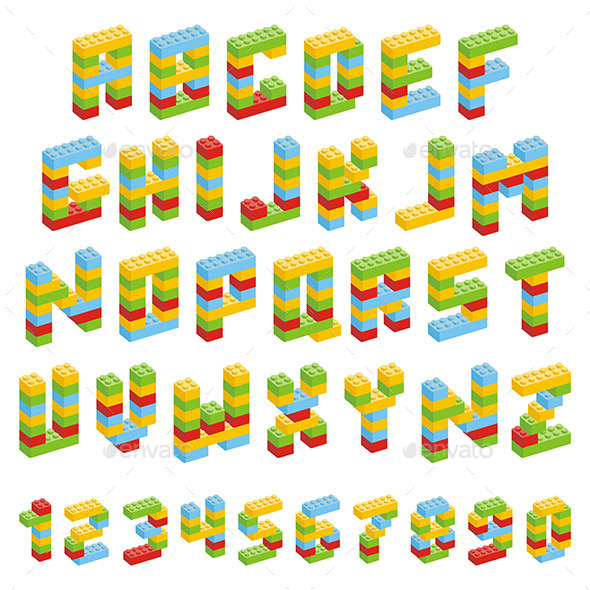 GraphicRiver Toy Block Alphabet 9850070 GraphicRiver Toy Block Alphabet 9850070