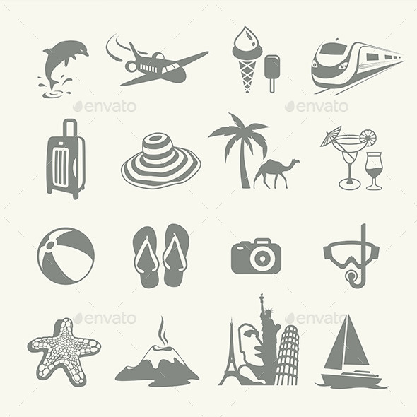 GraphicRiver Summer Icons 9850236 GraphicRiver Summer Icons 9850236