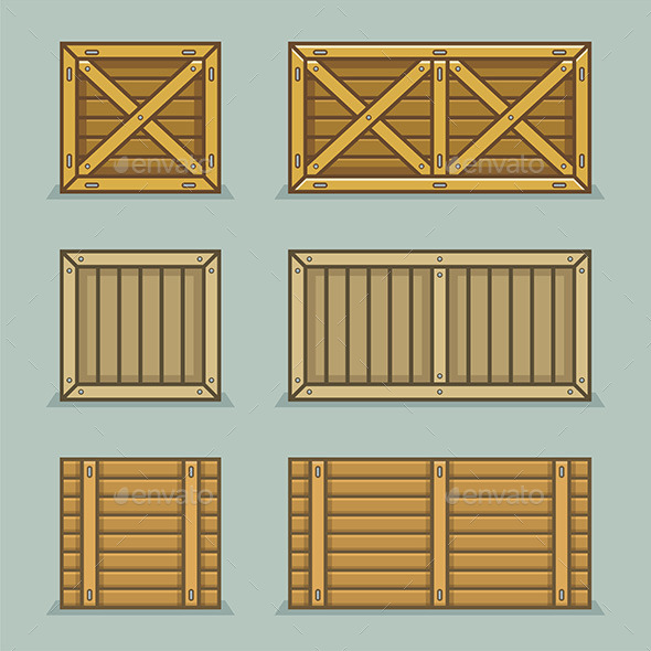 GraphicRiver Wooden Boxes 9850304 GraphicRiver Wooden Boxes 9850304