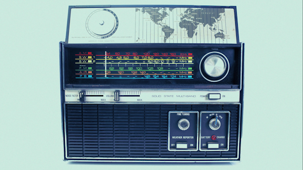 Vintage Radio Dial Frequence Vintage Radio Dial Frequence