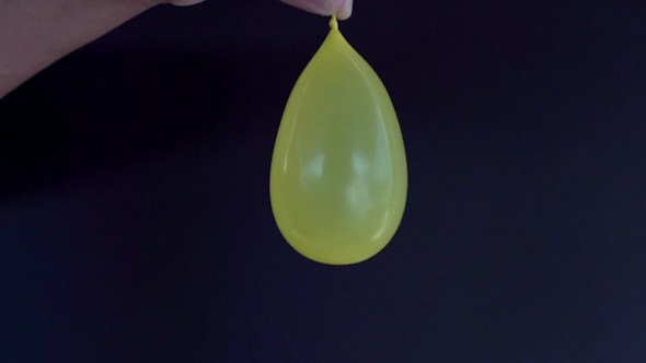 Water Balloon Being Popped Water Balloon Being Popped