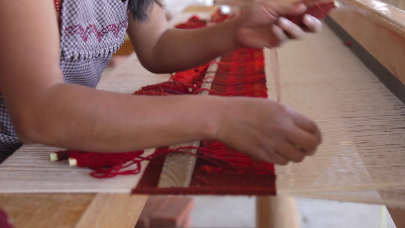 Weaving Traditional Mexican Carpet Weaving Traditional Mexican Carpet