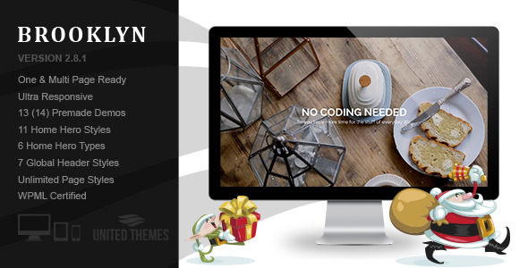 Brooklyn - Creative One Page Multi-Purpose Theme - Creative WordPress