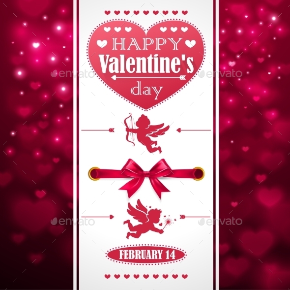 GraphicRiver Postcard Valentine s Day 9853403 GraphicRiver Postcard Valentine s Day 9853403