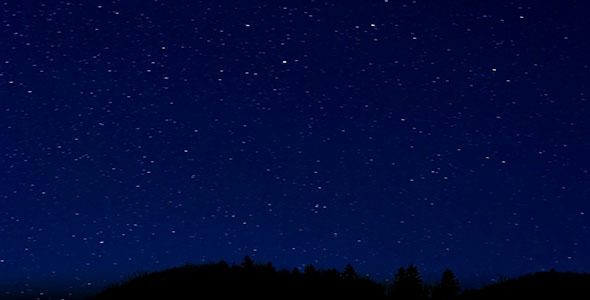 Night Stars Sky With Mountain Peaks Night Stars Sky With Mountain Peaks