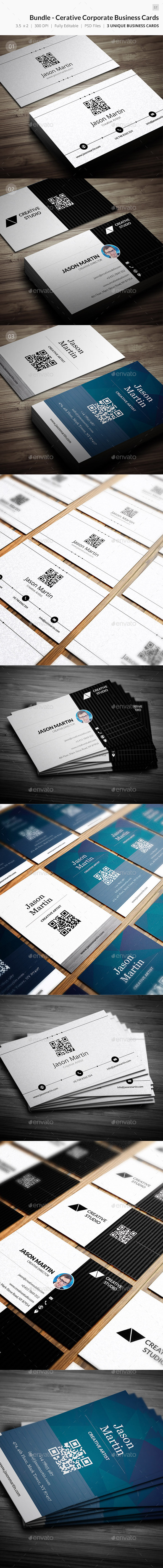 Bundle - Coroporate Business Cards - 57 (Corporate)