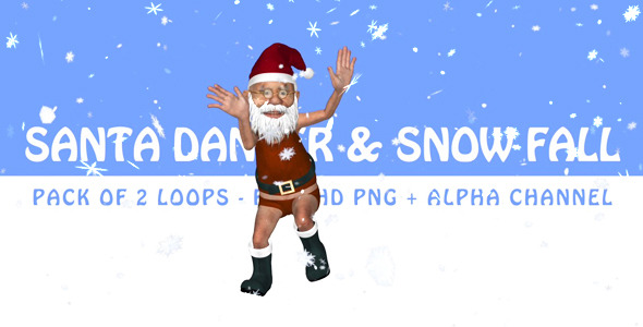 Santa Dancer & Snow Fall Pack of 2 Santa Dancer & Snow Fall Pack of 2