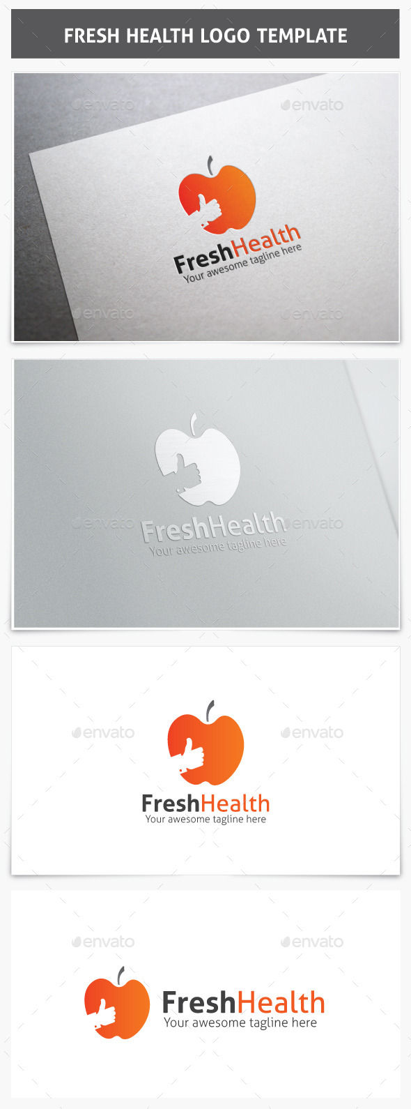 GraphicRiver Fresh Health Logo 9854463 GraphicRiver Fresh Health Logo 9854463
