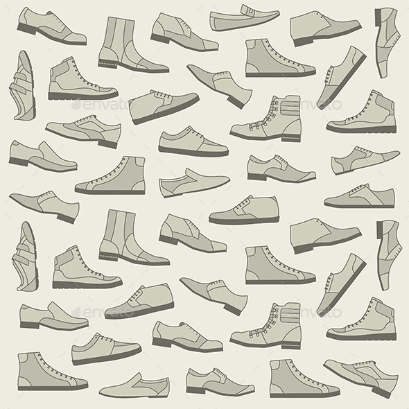 GraphicRiver Shoes Seamless Pattern 9854620 GraphicRiver Shoes Seamless Pattern 9854620