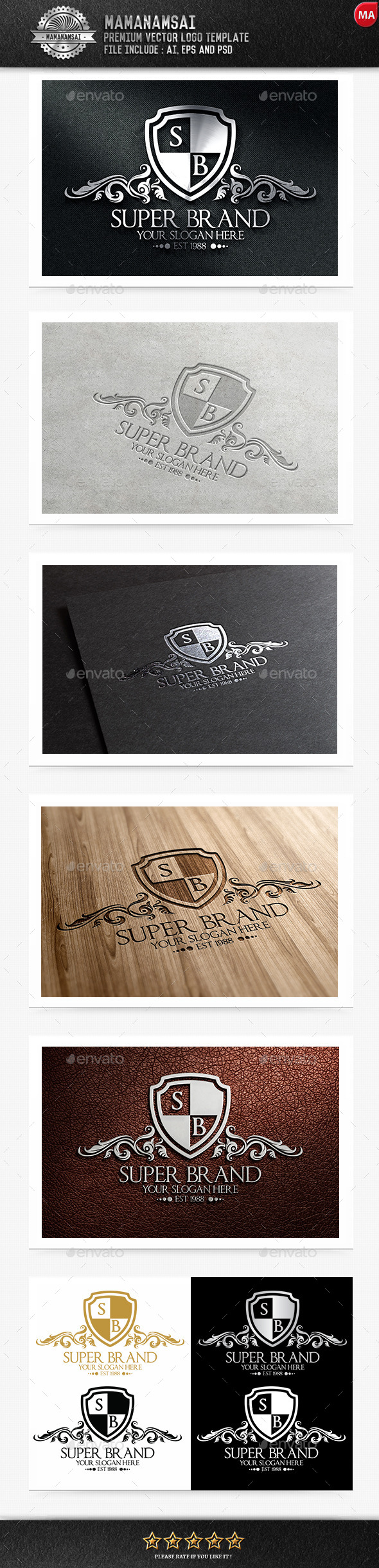 GraphicRiver Super Brand Logo 9854878 GraphicRiver Super Brand Logo 9854878