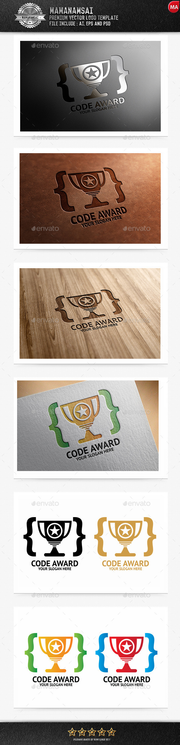 GraphicRiver Code Award Logo 9855742 GraphicRiver Code Award Logo 9855742