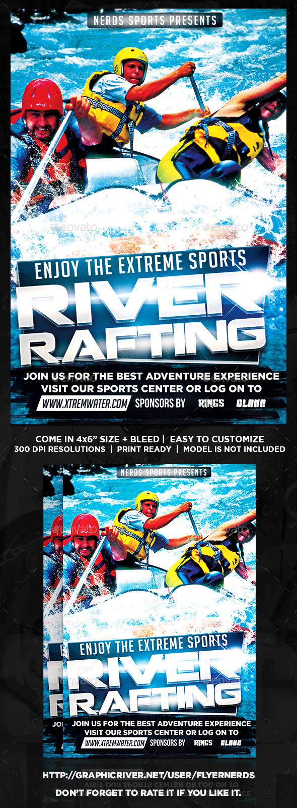 GraphicRiver Extreme Water Sports Flyer 9823201 GraphicRiver Extreme Water Sports Flyer 9823201