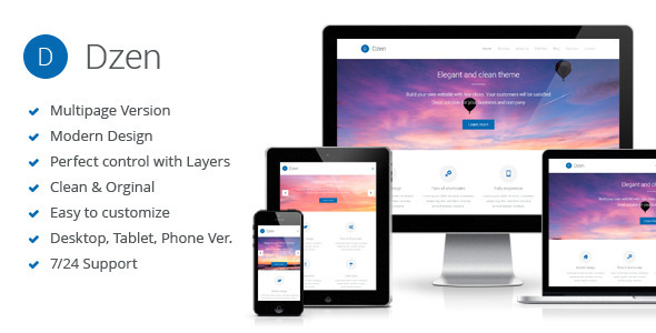 dzen - multipurpose muse template 