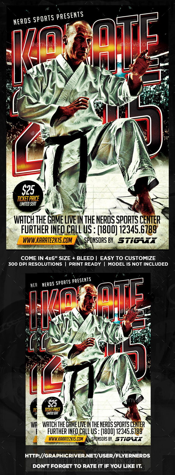 GraphicRiver Karate 2K15 Tournament Sports Flyer 9857077 GraphicRiver Karate 2K15 Tournament Sports Flyer 9857077
