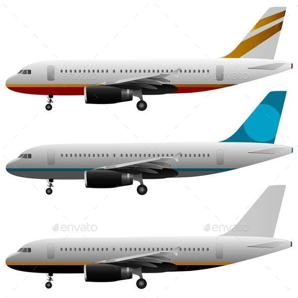 GraphicRiver Plane Set 9857151 GraphicRiver Plane Set 9857151