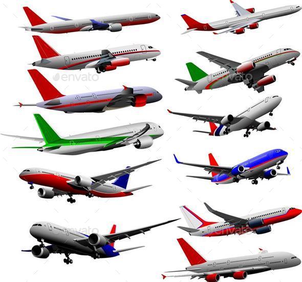 GraphicRiver Plane Flying in Air 9857154 GraphicRiver Plane Flying in Air 9857154