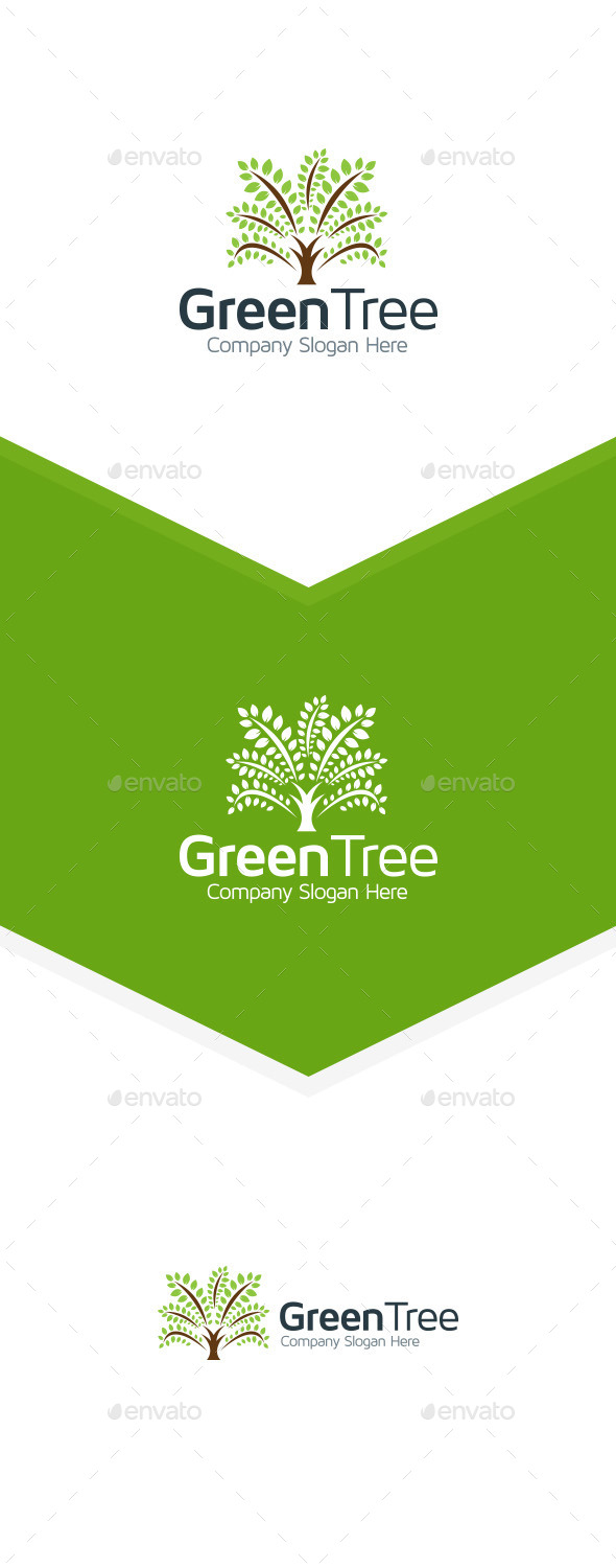 GraphicRiver Tree Logo 9857923 GraphicRiver Tree Logo 9857923