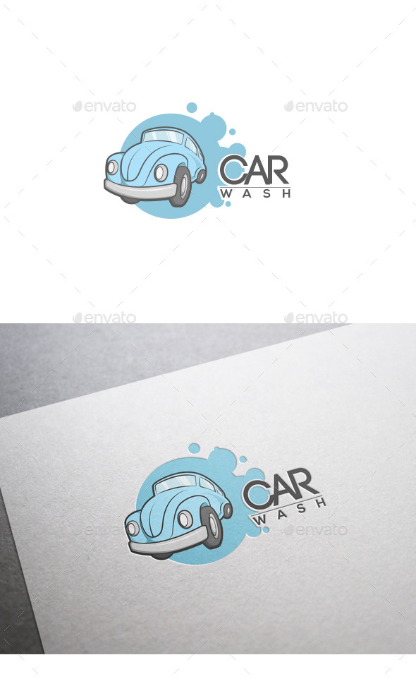 GraphicRiver Car Wash Logo 9859062 GraphicRiver Car Wash Logo 9859062