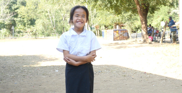 Kid Student In Traditional Clothes Kid Student In Traditional Clothes