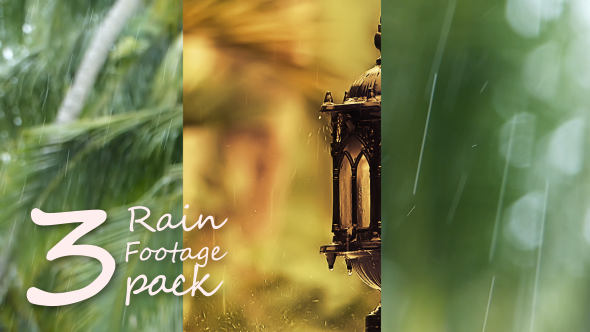 Rain footage Pack Rain footage Pack