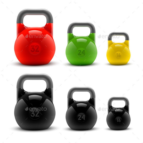GraphicRiver Kettlebells 9859622 GraphicRiver Kettlebells 9859622