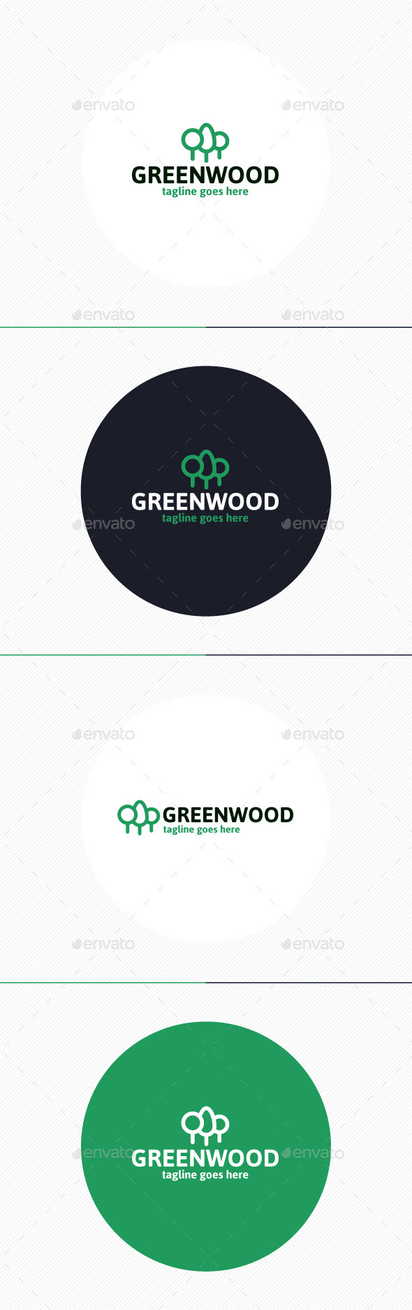 GraphicRiver Green Wood Logo 9860831 GraphicRiver Green Wood Logo 9860831