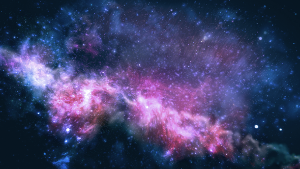 Particles In Galaxy-Background Particles In Galaxy-Background