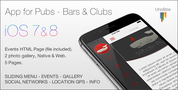 app ios pub & bars 