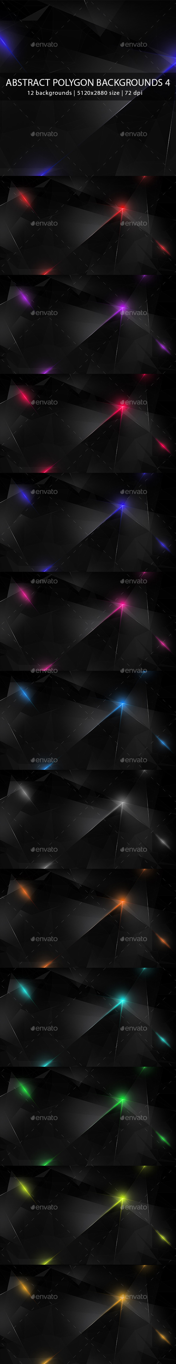 Abstract Polygon Backgrounds 4