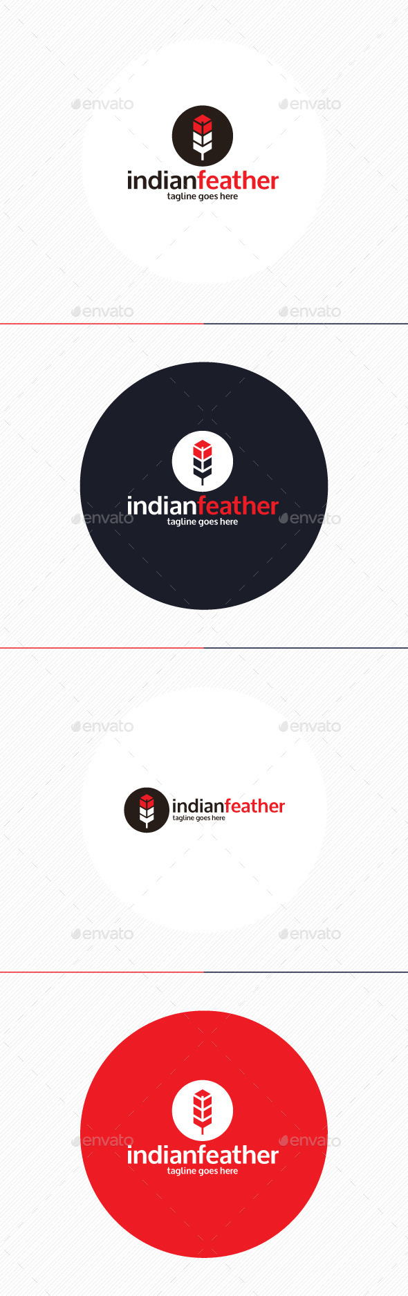 GraphicRiver Indian Feather Logo 9862293 GraphicRiver Indian Feather Logo 9862293